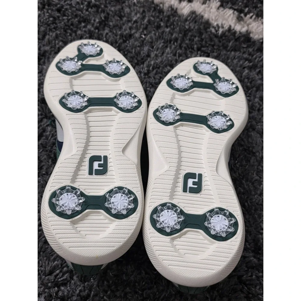 New Footjoy Traditions Mens Size 9M White/Navy/Olive #57969